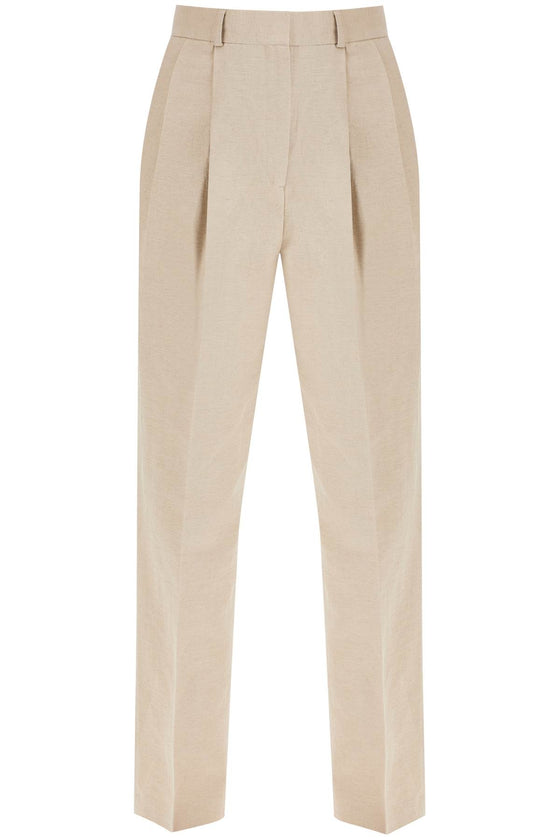 Toteme tailored linen blend trousers for men