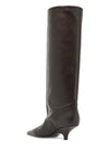 Toteme high leather boots in nappa