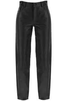  Toteme five-pocket leather pants