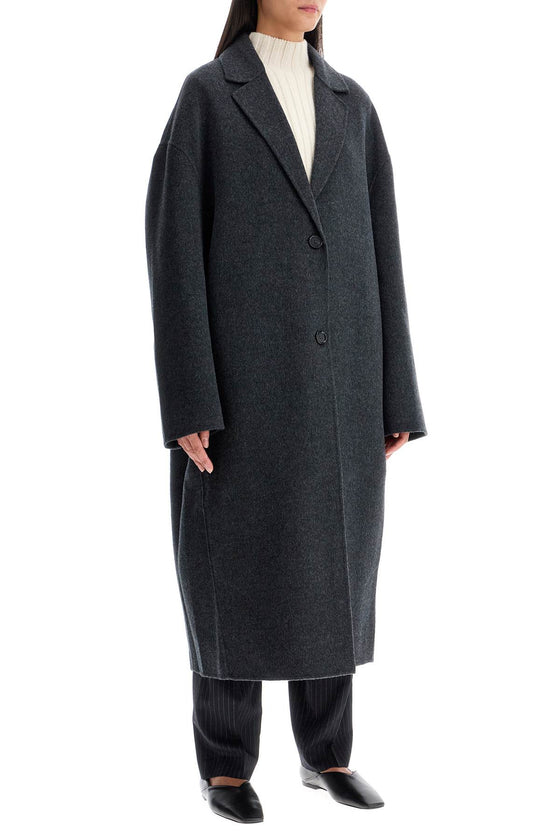 Toteme wool blend cocoon coat with