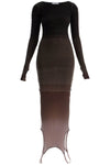 The Attico "gradient knit dress in seven