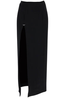  Mugler long skirt with piercing detail