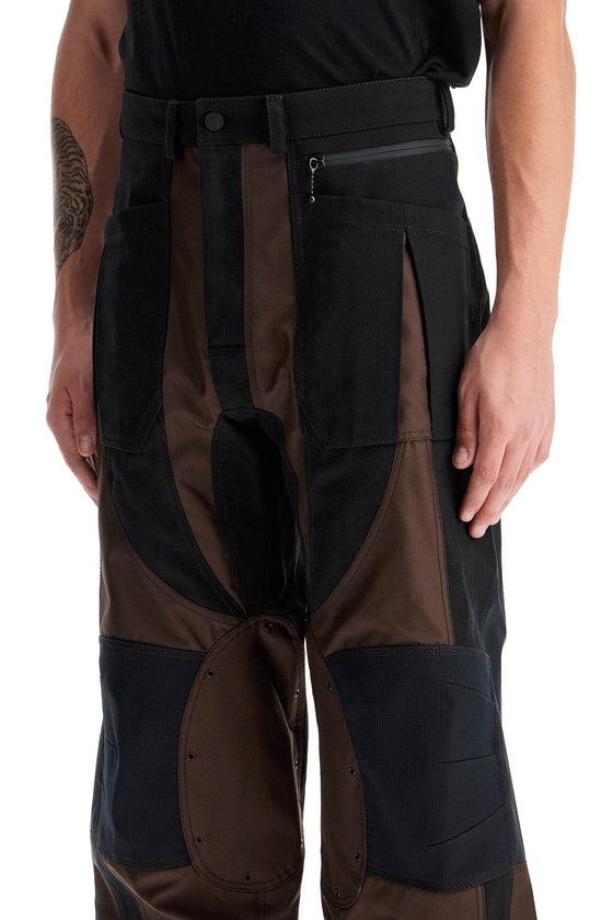 Mugler patchwork cargo pants with