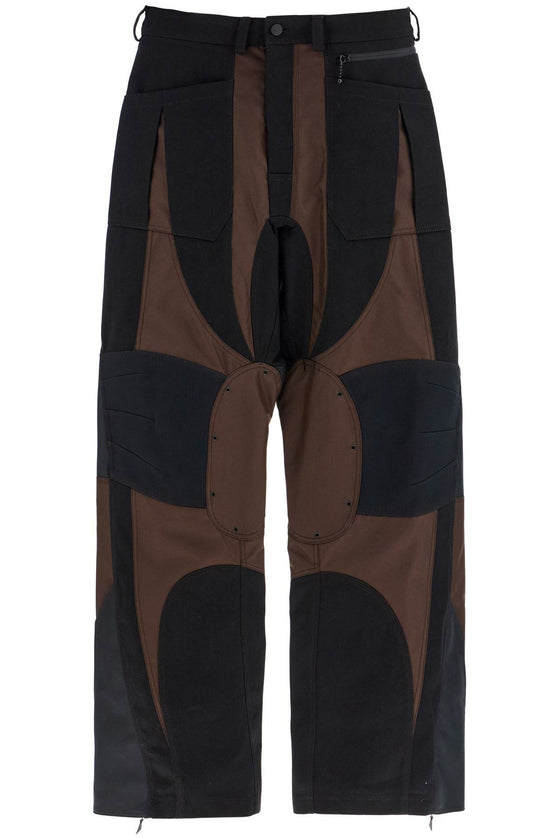 Mugler patchwork cargo pants with