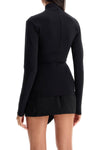 Mugler long-sleeved star top for