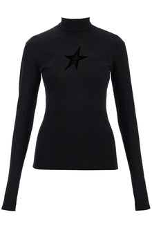  Mugler long-sleeved star top for