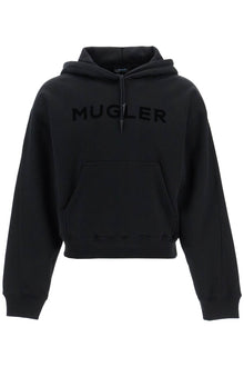  Mugler fleece sweatshirt with