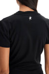 Mugler cropped t-shirt with piercing