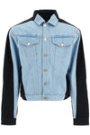 Mugler two-tone denim jacket