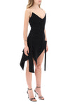 Mugler asymmetric mini bustier dress