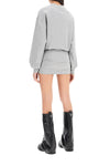 The Attico lightweight fleece mini dress