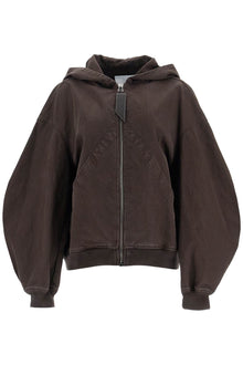  The Attico cotton bomber jacket with hood