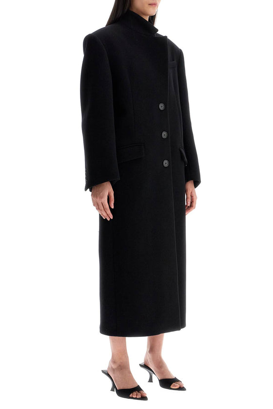 The Attico long woolen cloth coat