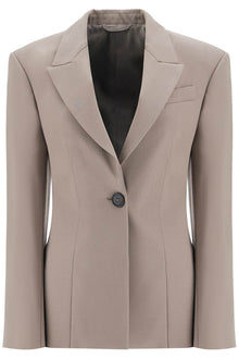  The Attico single-breasted wool blazer