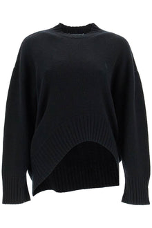  The Attico asymmetric wool and cashmere pullover