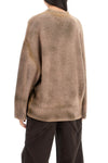 The Attico asymmetric wool and cashmere pullover