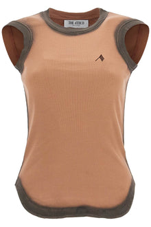  The Attico reese tank top with faded edges