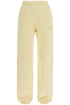 The Attico high waist loose yellow cotton pants