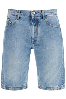  The Attico denim boyfriend bermuda shorts for