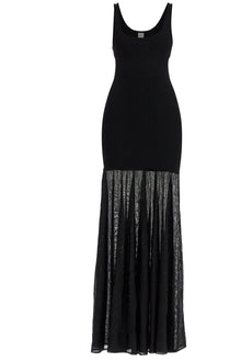  Toteme long black evening sleeveless dress with wide neckline