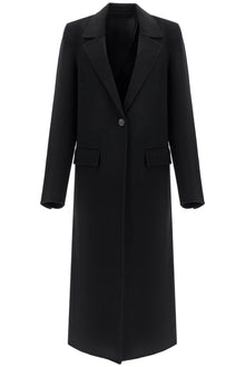  Toteme classic doublé long black wool coat