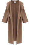 Toteme beige wool and cashmere kimono coat