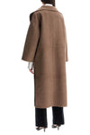 Toteme beige wool and cashmere kimono coat