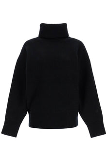  Toteme black rws wool and cashmere turtleneck sweater