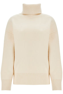  Toteme white snow wool and cashmere turtleneck for women