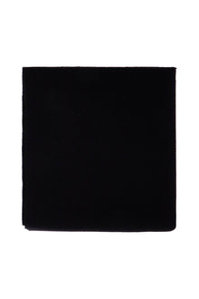  Toteme classic wide scarf in black virgin wool