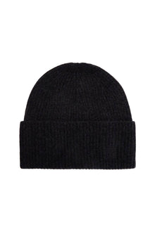  Toteme charcoal melange ribbed wool beanie