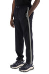 Moncler sporty pants with side stripes