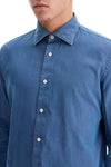 VINCENZO DI RUggIERO denim effect shirt