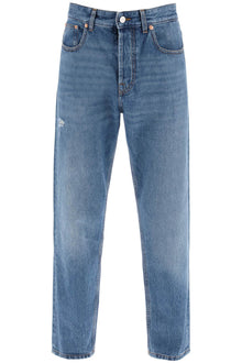  Valentino Garavani tapered jeans with medium wash