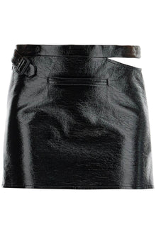  Courreges vinyl mini skirt