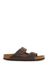 Birkenstock classic habana leather arizona slippers with cork and rubber sole