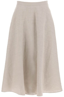  Valentino Garavani linen canvas skirt for women