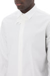 Valentino Garavani poplin shirt with flower patch detail