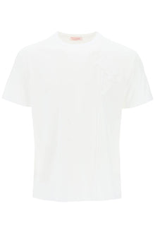  Valentino Garavani "flower embroidered t-shirt