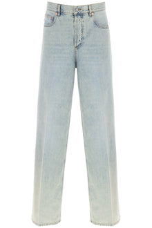  Valentino Garavani oversized jeans with v detail