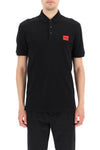 Hugo logo patch polo shirt