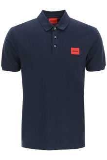  Hugo logo patch polo shirt