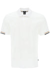 Boss parlay polo shirt with stripe detail