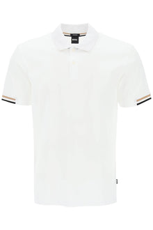  Boss parlay polo shirt with stripe detail