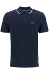 Boss parlay polo shirt with contrast trims