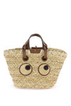 Anya Hindmarch paper eyes basket handbag