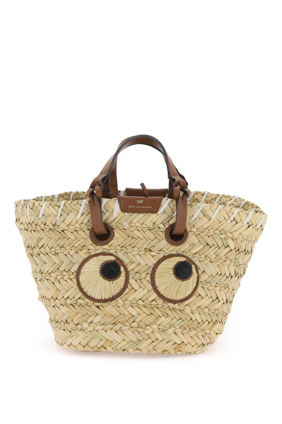 Anya Hindmarch paper eyes basket handbag