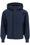 Boss dark blue adjustable hooded coat osis