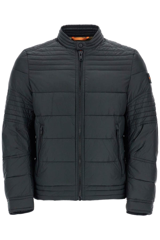 Boss black high collar down jacket regular fit