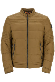  Boss green down jacket with high collar for men